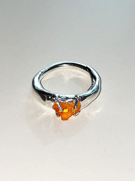 Jordyn Ring Orange Opal