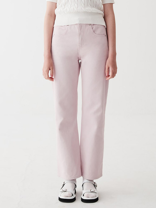 Essential Straight Fit Denim Pants  Light Pink (KE3121M54Y)