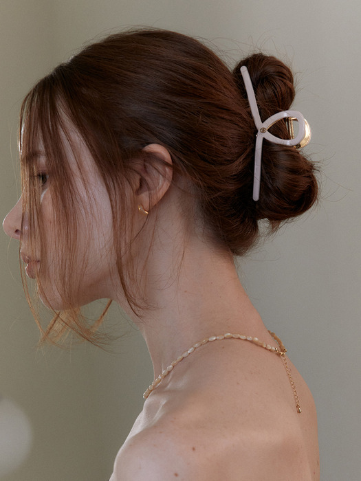 [단독컬러] Twist metal point hair clip_colors HC010