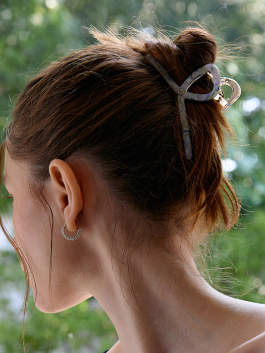 [단독컬러] Twist metal point hair clip_colors HC010