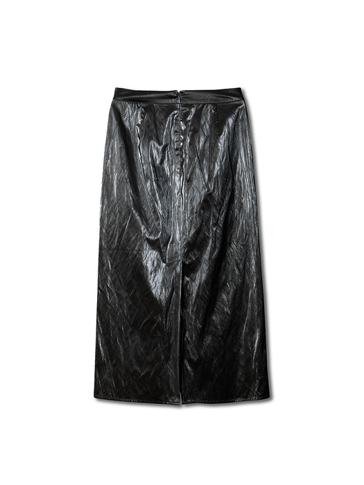 Metallic Skirt in Sliver VW3SS092-15