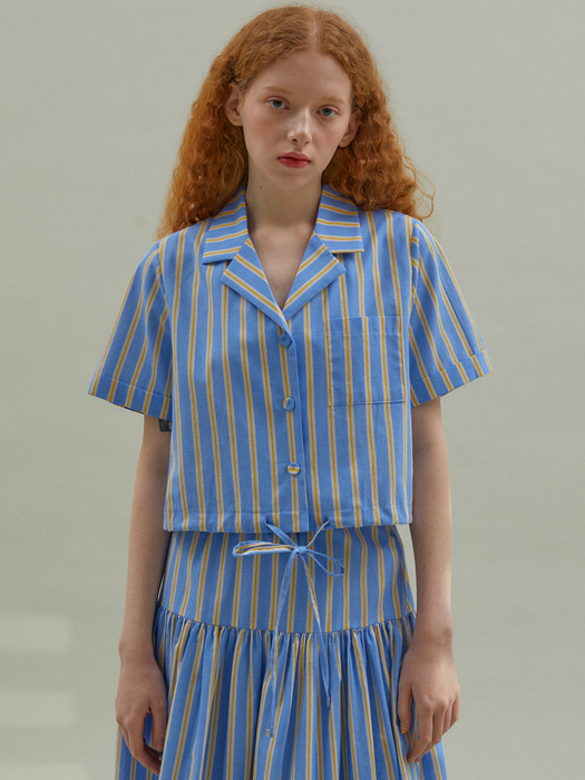 Picnic Two Piece Shirt Blue