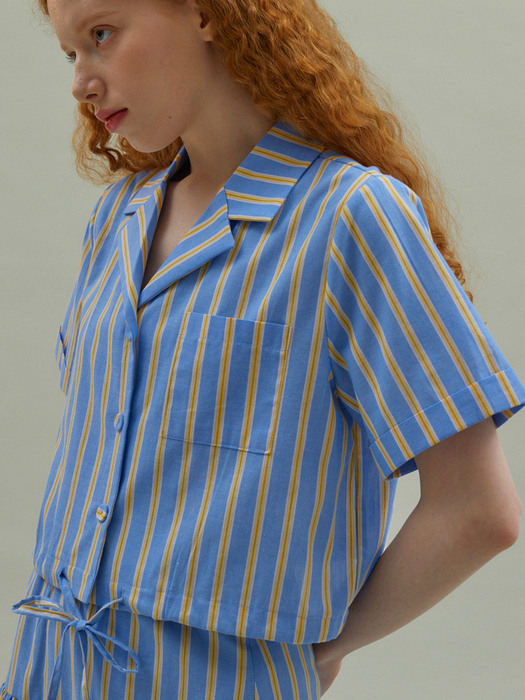 Picnic Two Piece Shirt Blue