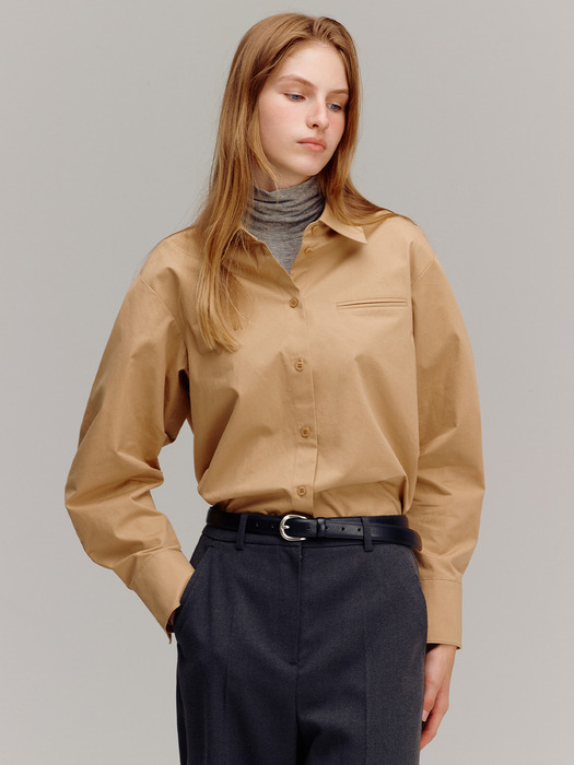 WATERLOO Volume sleeve shirt (4color)