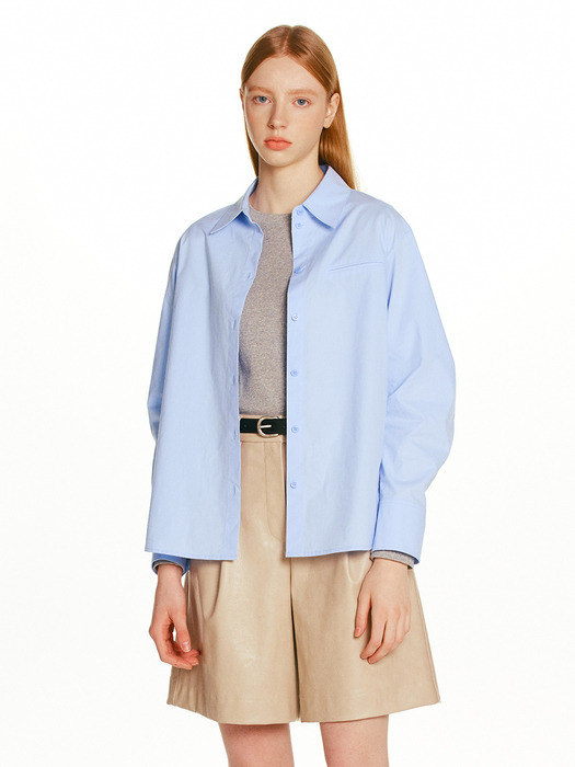 WATERLOO Volume sleeve shirt (4color)