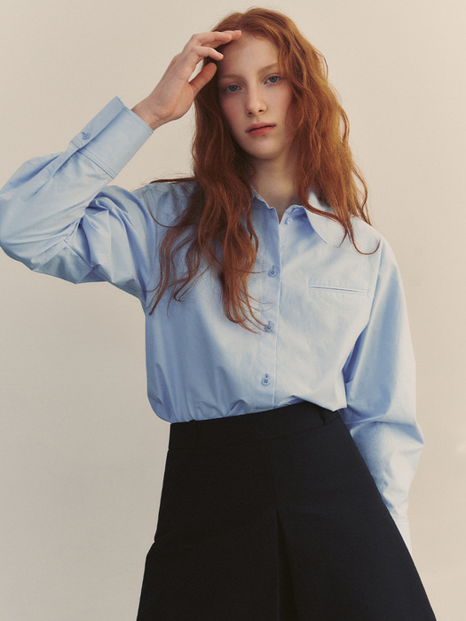 WATERLOO Volume sleeve shirt (4color)