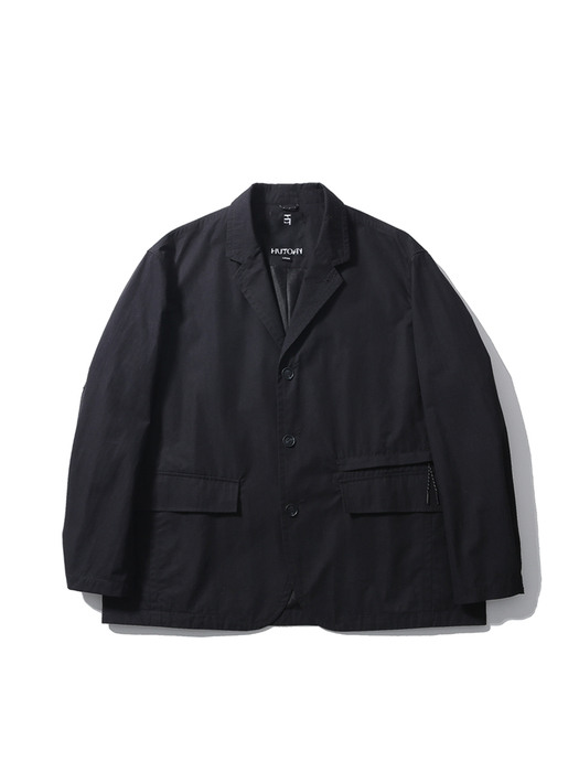 FLOWING 5P JACKET BLACK