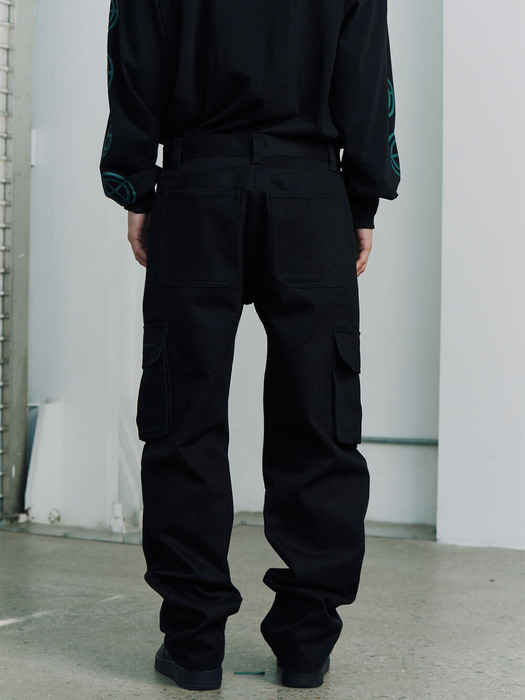 MPa COTTON CARGO PANTS (BLACK) 