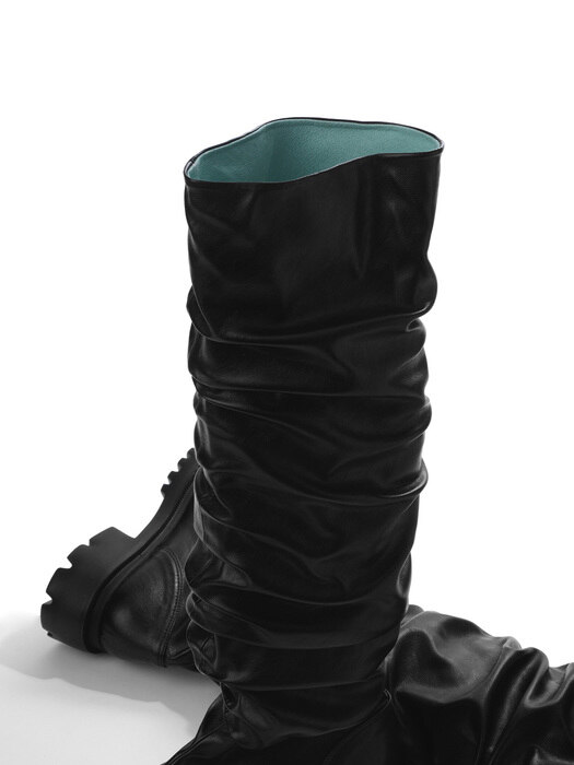 Retro wrinkle walker boots (Aqua Mint)