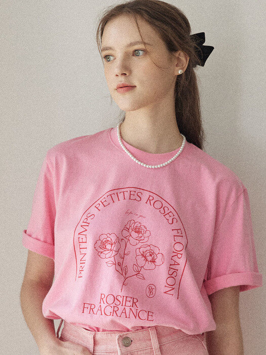 Petites Roses T-shirt - Pink