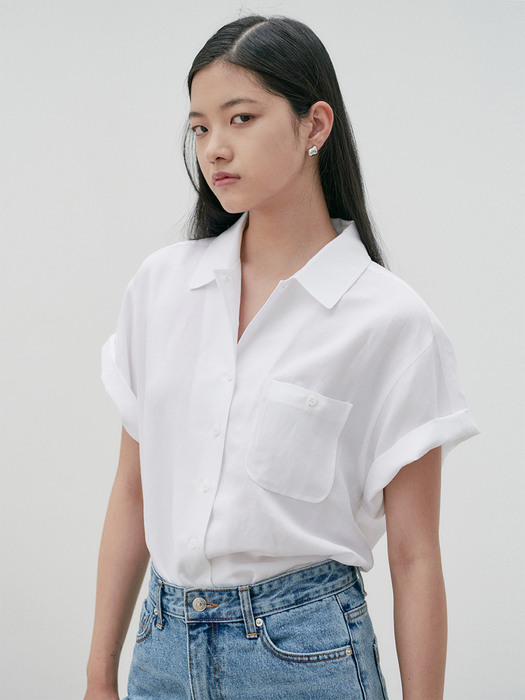 23N summer basic shirts [WH]