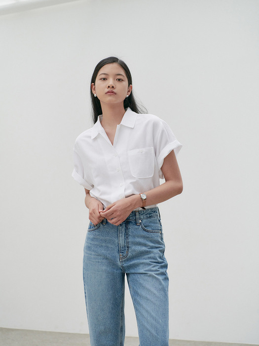 23N summer basic shirts [WH]