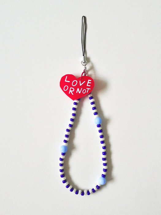 Red Love-Marin Beads Strap