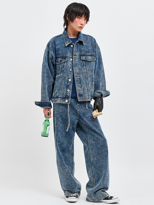 JINRO OVERSIZED DENIM JACKET + PANTS SET