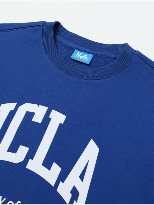 남여공용 UCLA 로고 베이직 크루넥 쮸리 맨투맨[C-BLUE](UZ9LT8A_46)
