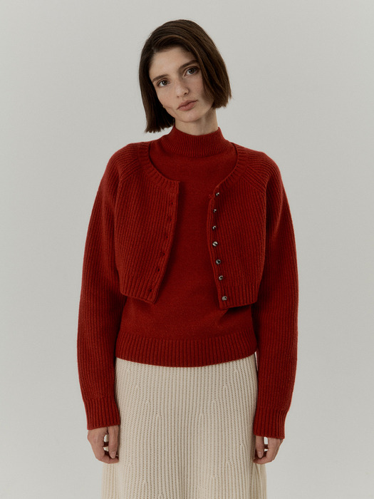 Cashmere Cropped CD_(Red)