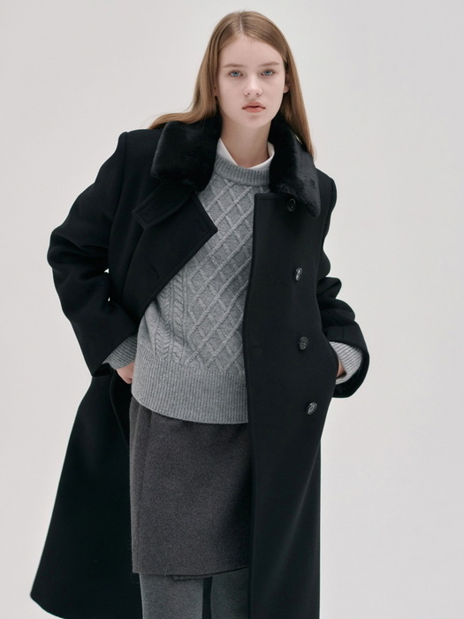 23WN two-way basic coat [BK]