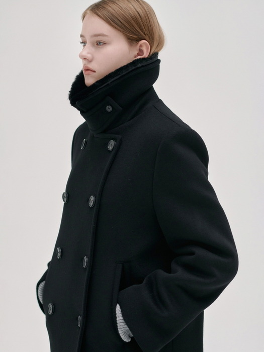 23WN two-way basic coat [BK]