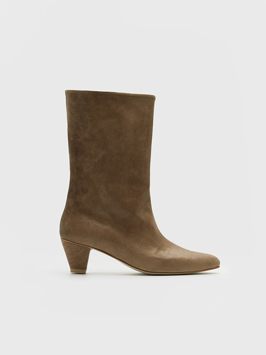 LUBLIN mid-calf boots_natural