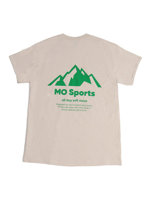 MO Hike Graphic Tshirt Beige (모 하이크 반팔티셔츠 베이지)