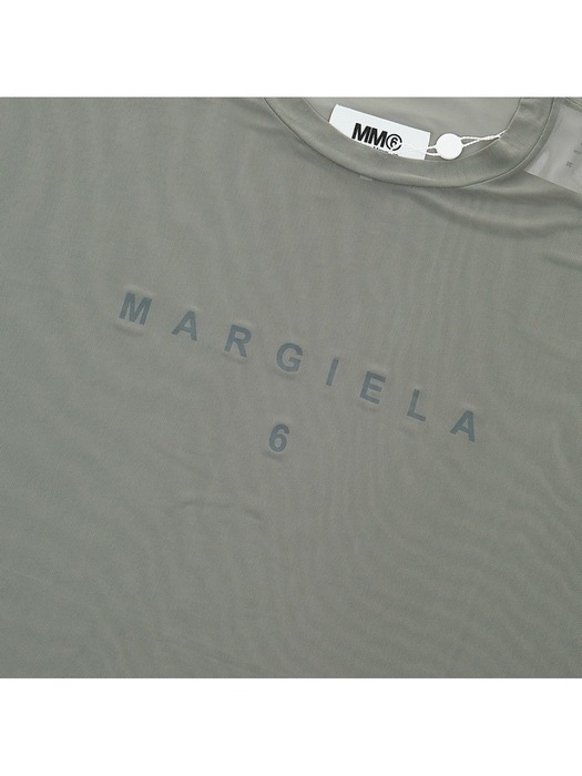 [MM6] 로고 시스루 티셔츠 S52GC0228 S24284 809
