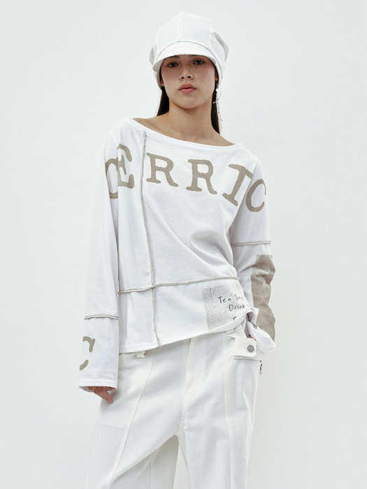 GRAPHIC LOGO TOP / IVORY