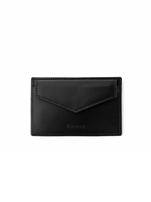 RIVET CARD HOLDER - BLACK