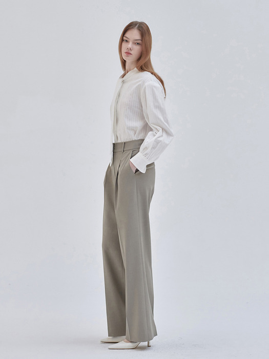 24SN tie-point blouse [WH/ST]