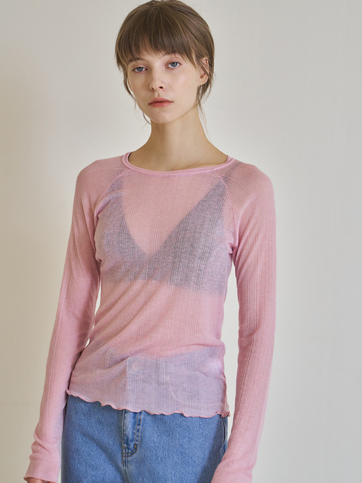 Essential raglan T-shirt (Pink)
