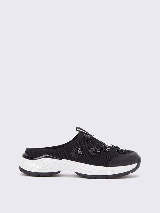Fleur24 mule sneakers(black)_DG4DS24023BLK