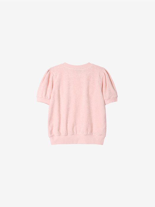 테리 하프 크루넥 티셔츠_pale pink