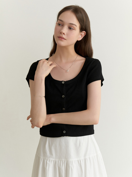 Coconut cardigan set (black)