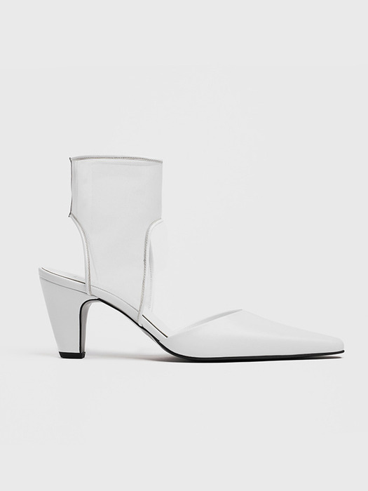 KALLO mesh pumps_white