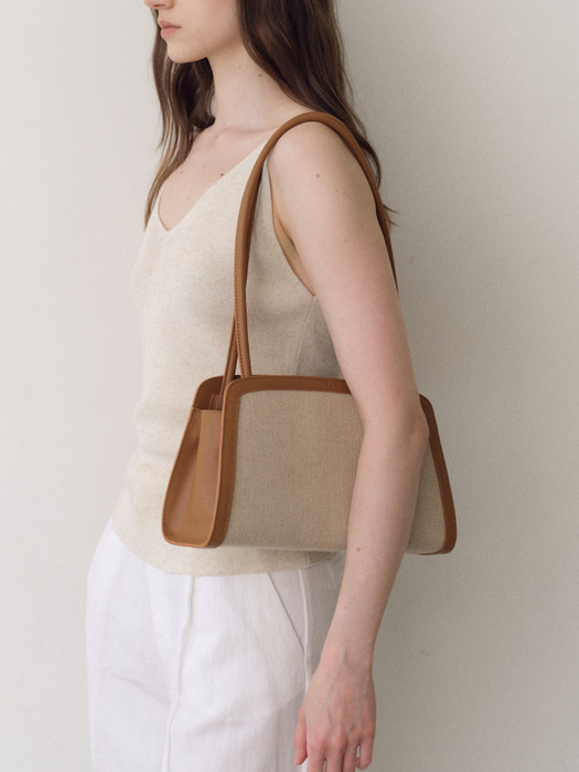 Taco shoulder bag Jute Creamy tan