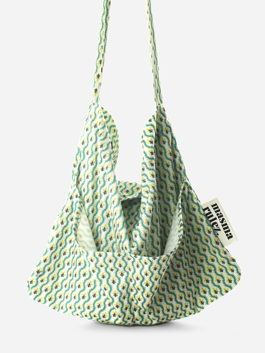 Rabbit eco bag_Green leaf