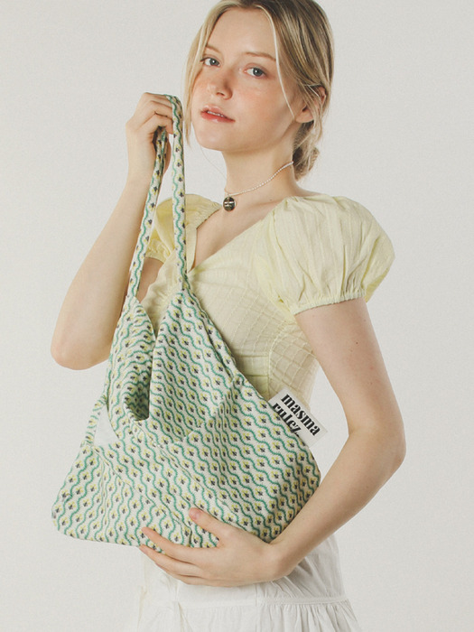 Rabbit eco bag_Green leaf