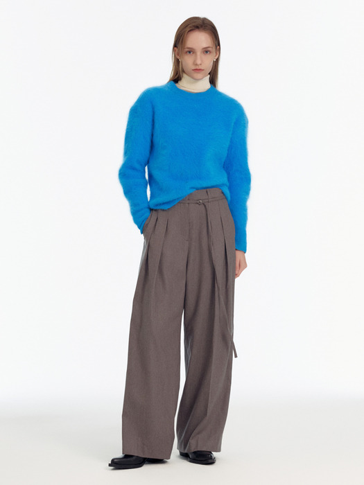 Belted Wide Pants_2color