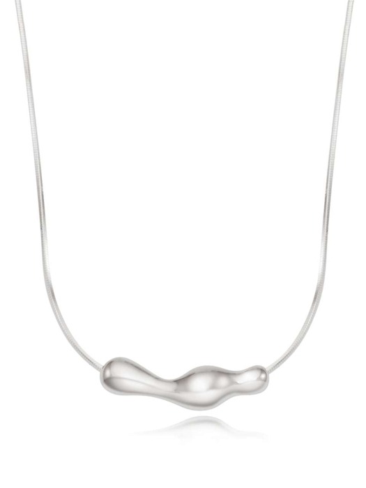 [silver925]unformal ripple necklace