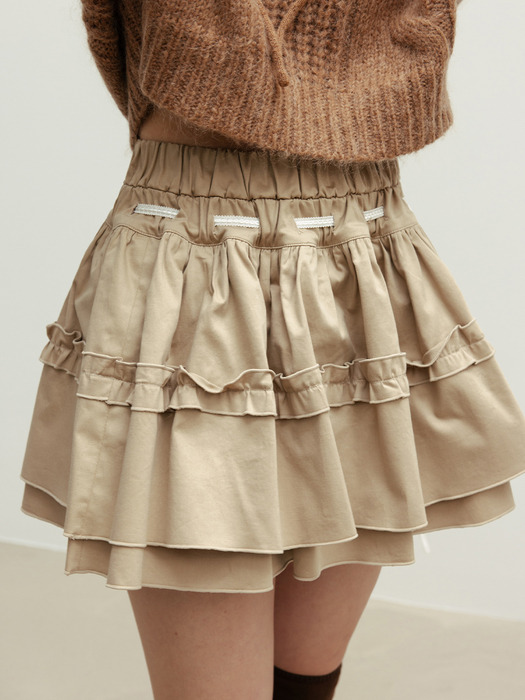 FRILL RIBBON SKIRT_TT4W505BE