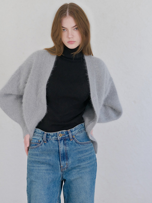 24WN angora cardigan [DV/GY]