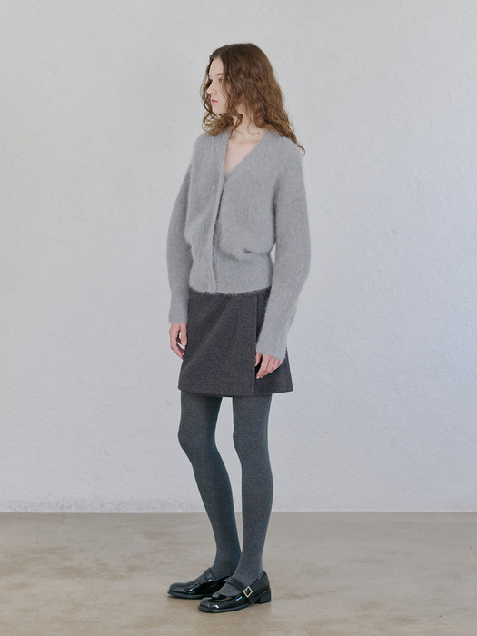 24WN angora cardigan [DV/GY]