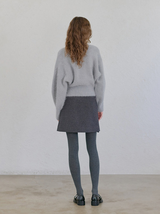 24WN angora cardigan [DV/GY]