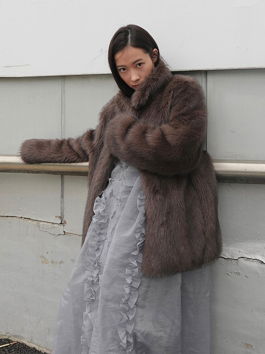 [4차] bush fur jacket _brown