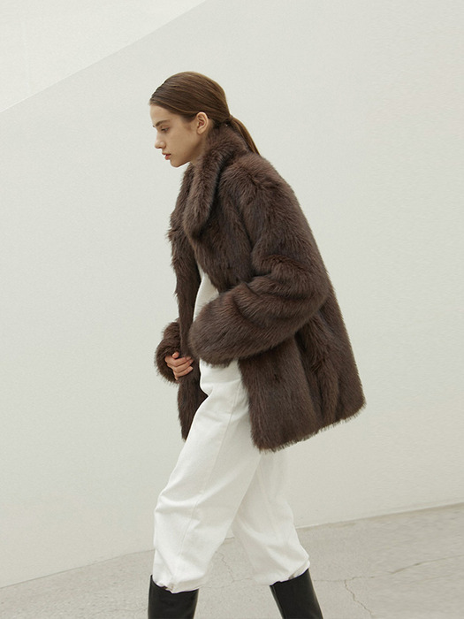 [4차] bush fur jacket _brown