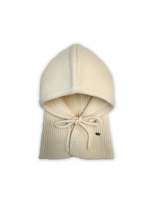 MET wool cosy balaclava cream