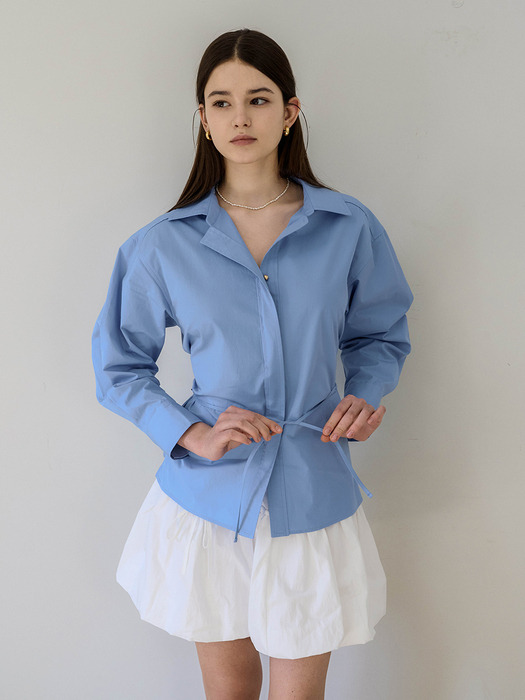 Lautre Or  ribbon Blue shirts
