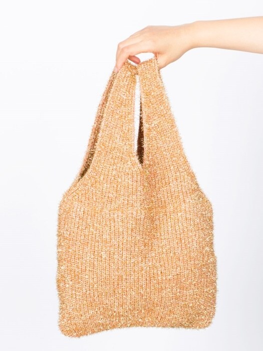 twinkle knit bag gold