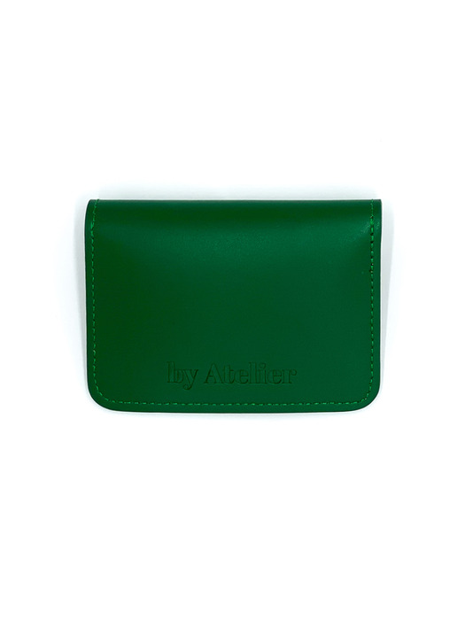 [byAtelier] EASY WALLET - CAMEL\/GREEN