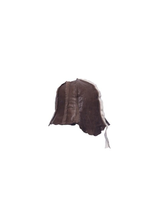 Avant-garde bucket hat -Brown(Lamb skin)