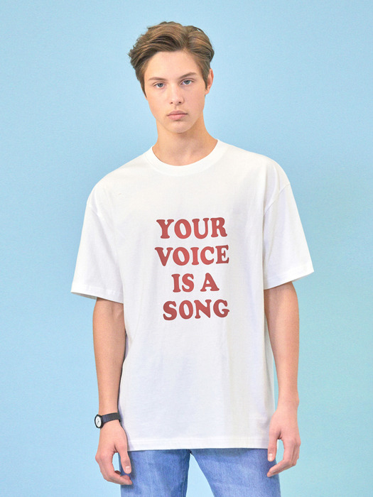 YOUR VOICE T-SHIRT (WHITE)